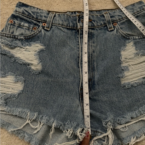 Levi's Blue Distressed 550 vintage - Picture 9 of 10